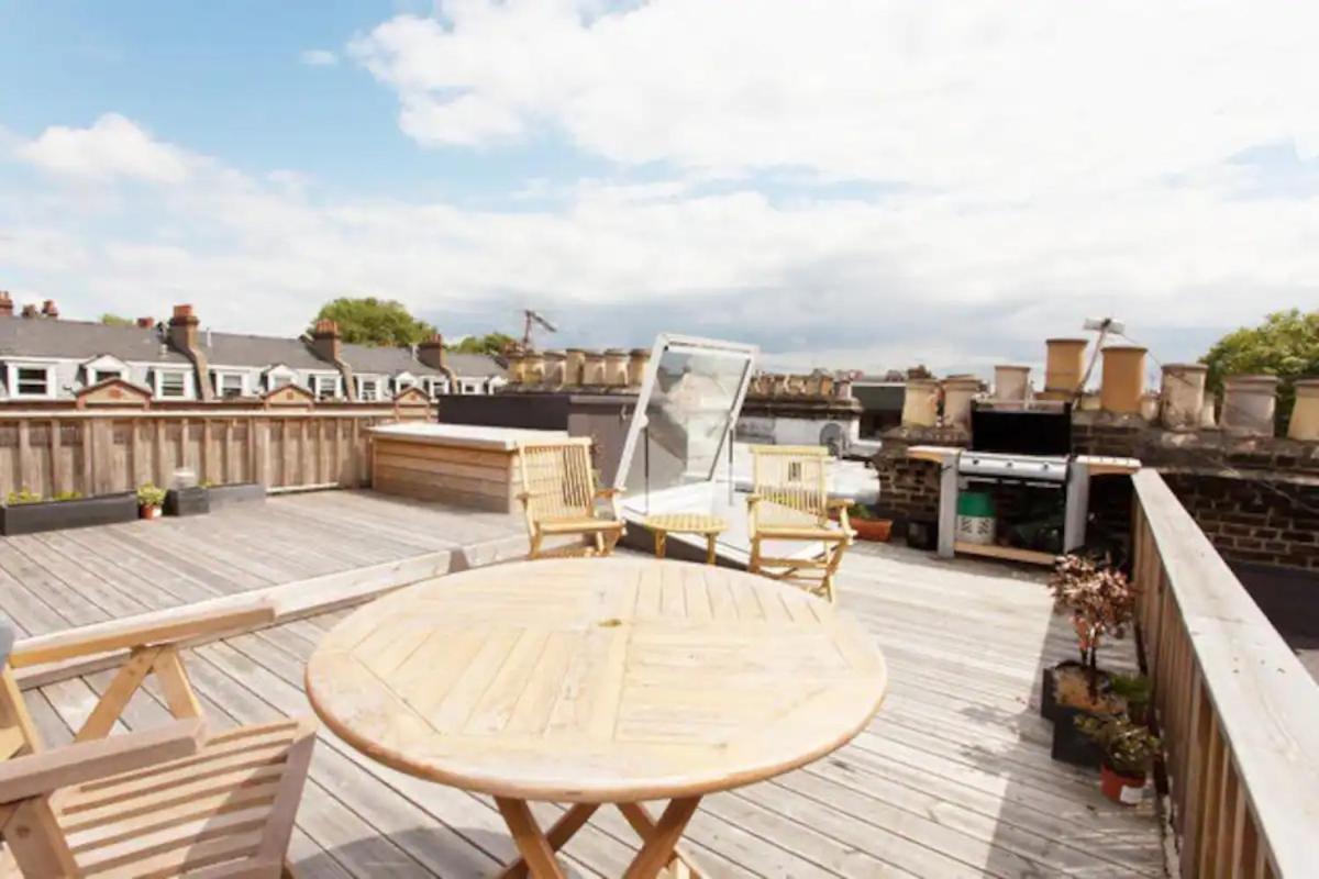 Sunny 2 Bedroom, 2 Bathroom Apartment With Roof Terrace Londyn Zewnętrze zdjęcie